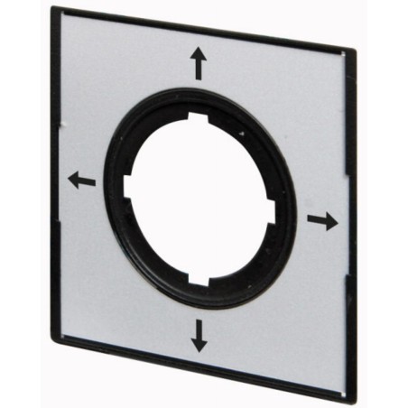 Tabliczka opisowa kwadratowa M22-XCK1 aluminium STRZAŁKI GÓRA/DÓŁ ‑ LEWO/PRAWO 279434