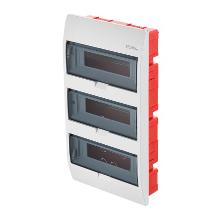 ELEGANT rozdzielnica podtynkowa 3x12 PE+N IP40 | Dymna | ELEKTRO-PLAST