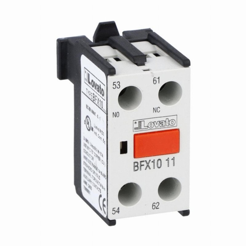 Zestaw styków pomocniczych do styczników BF, montaż z przodu, zaciski śrubowe, 1NO+1NC