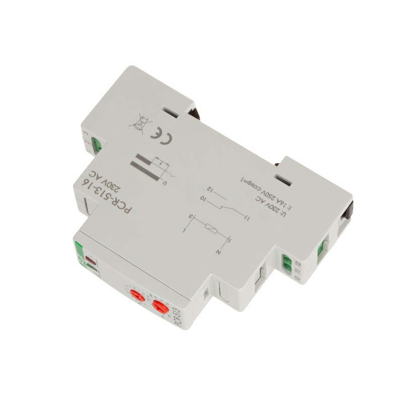Przekaźnik czasowy rewersyjny, styki: 1NO/NC, 230V, 16A