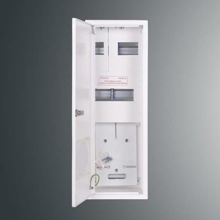 Rozdzielnica n/t licznikowa RZ 23NN O T1F+14S 612x213x170  z okienkiem  IP30  RAL 9003