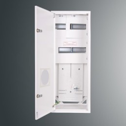 Rozdzielnica n/t licznikowa RZ 24NN O T3F+23S 737x288x220  z okienkiem  IP30  RAL 9003