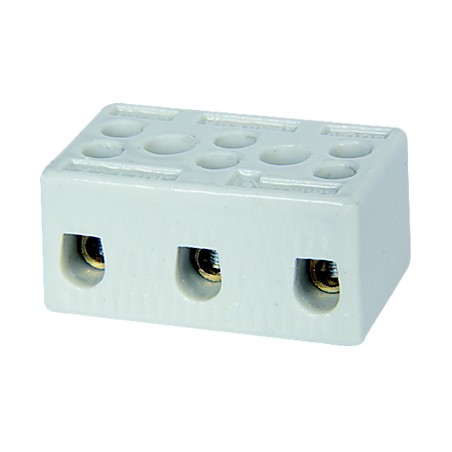 Złączka gwintowa porcelanowa ZPA3-6A biały