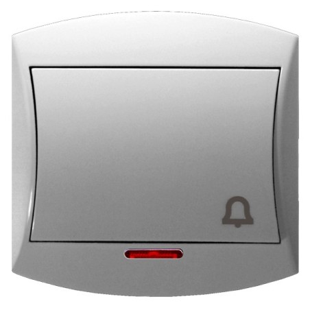 TOP   Łącznik zwierny "dzwonek” z podświetleniem , kolor biały