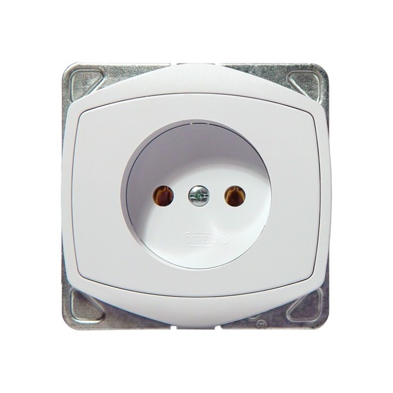 Gniazdo pojedyncze - kolor biały