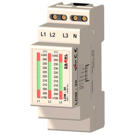 WSKAŹNIK NAPIĘCIA 3-FAZOWY 230/400V AC TYP: LDM-30