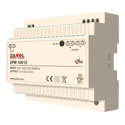 ZASILACZ IMPULSOWY 12V DC, 100W, TH-35 TYP: ZPM-100/12
