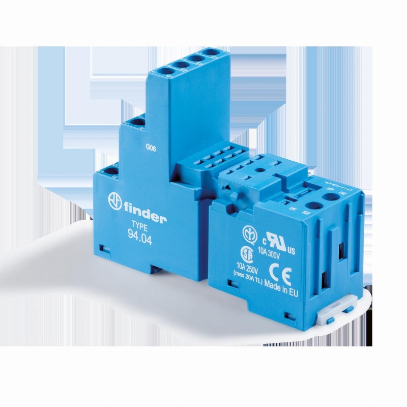 Gniazdo do przekaźników 55.32, 55.34, 85.02, 85.04 plastikowe 94.04SPA