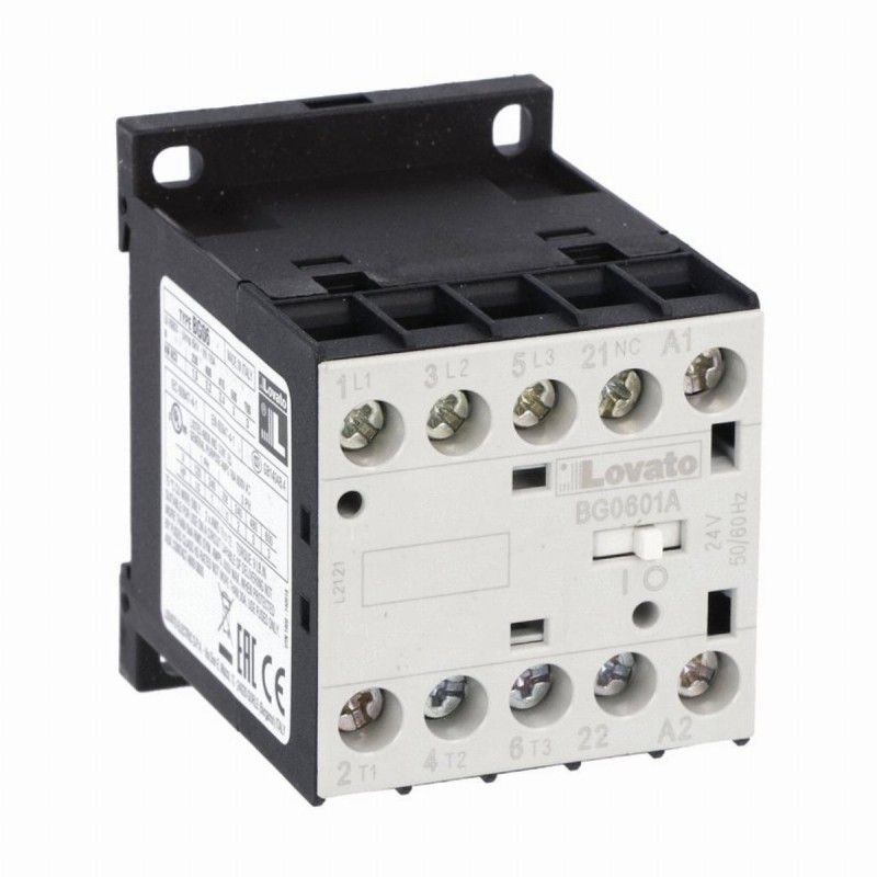 Stycznik mocy BG06 6A 48V AC 3P 1NC 11BG0601A048 Lovato