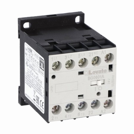 Stycznik mocy BG06 6A 48V AC 3P 1NC 11BG0601A048 Lovato
