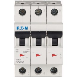 Wyłącznik nadprądowy 3P Z 25A 10kA AC FAZ Z25/3 278929