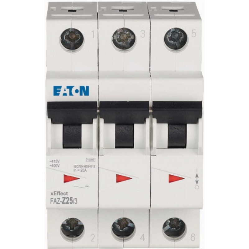 Wyłącznik nadprądowy 3P Z 25A 10kA AC FAZ Z25/3 278929