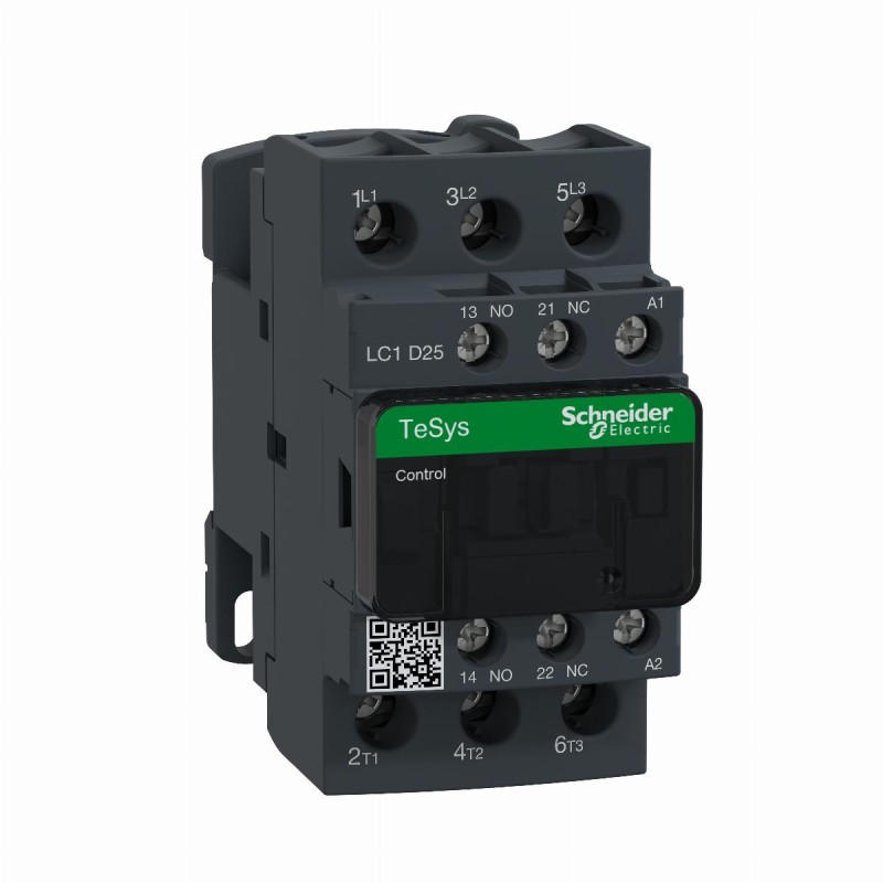 Stycznik mocy TeSys Deca 25A 3P cewka 230 V AC 1NO+1NC LC1D25P7