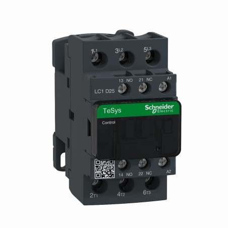Stycznik mocy TeSys Deca 25A 3P cewka 230 V AC 1NO+1NC LC1D25P7