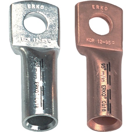 Końcówka oczkowa Cu rurowa KCR 6‑10| 6 mm² | 50 szt.| ERKO KCR 6-10/50| Elgra Bytom