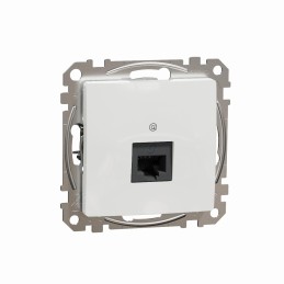 Gniazdo komputerowe RJ45 kat.5e UTP białe Sedna D&E SDD111451