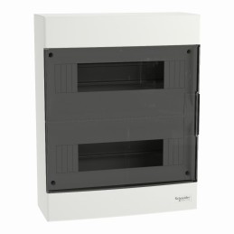 Rozdzielnica modułowa 2x12 natynkowa IP40 Easy9 EZ9EU‑2‑12‑NT‑T drzwi transparentne EZ9EUC212