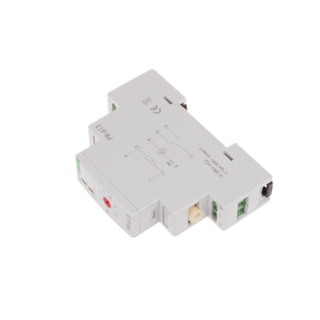 PR-613 Przekaźnik priorytetowy z kanałem przelotowym, nastawa 2-15A, styk 1Z, Imax 16A