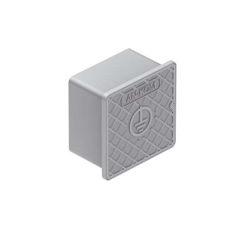 AN-60A/S SKRZYNKA PROBIERCZA NA ELEWACJĘ 150 x 150 x 100 szara