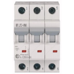 HN-C50/3 Wyłącznik nadprądowy 50A C 6kA 3P | Eaton HN | Elgra Bytom