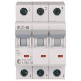 Wyłącznik nadprądowy 3P C 6A 6kA AC xPole Home HN‑C6/3 194888