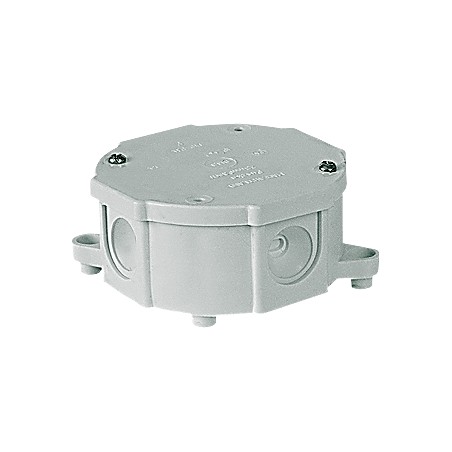Puszka naścienna PH biały 85x85x40 mm, IP44, z wkładem SIMET 83014006