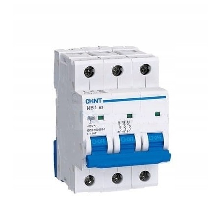 Wyłącznik nadprądowy 6kA NB1-63 C25A 3P 971369
