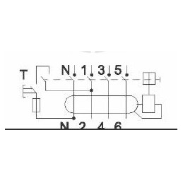 Wyłącznik różnicowoprądowy 4-polowy AC NL1-63/63/0,03 4P AC 972198