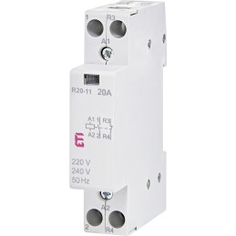 R 20-11 230V Stycznik modułowy 20A 1Z1R | ETI-POLAM | Elgra Bytom