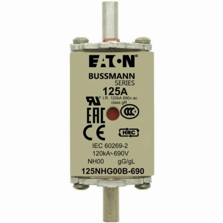 125NHG00B-690 Wkładka NH00 125A 690V GL/GG
