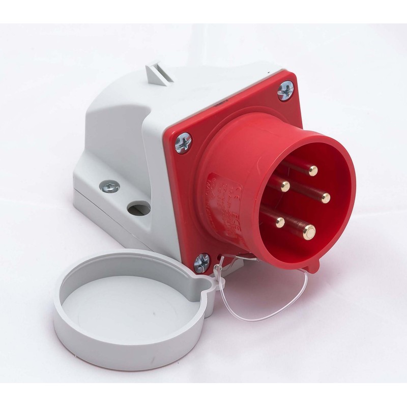 WTYCZKA ODBIOR. 32A 400V 3P+Z+N z zatyczką IP44 [525-6T]