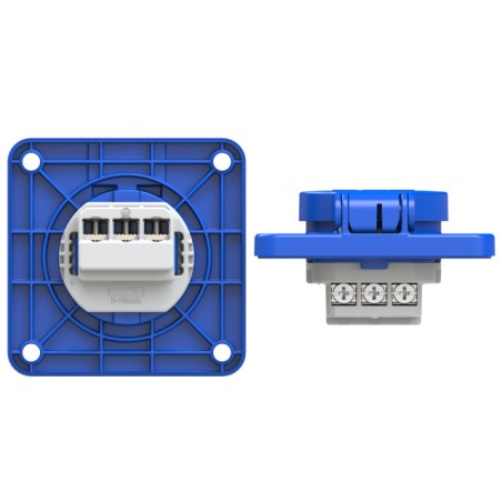 GNIAZDO JEDNOFAZ. 16A 230V DO NYSY