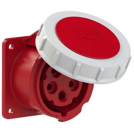 GNIAZDA TABLICOWE PROSTE IP67  16A 400V 3P+Z+N 75x75mm TWIST