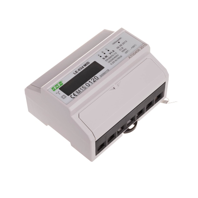 LE-03d Licznik energii 3-fazowy, wyświetlacz LCD, kl.1, 3x230, 400V, 3x10(100A) LE-03d Licznik energii 3-fazowy, wyświetlacz LCD, kl.1, 3x230, 400V, 3x10(100A)