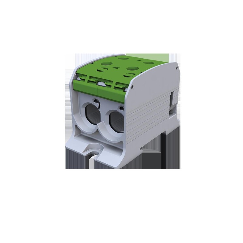 STB 95-2 Złączka szynowa gwintowa Al/Cu 87520 SIMBLOCK zielony