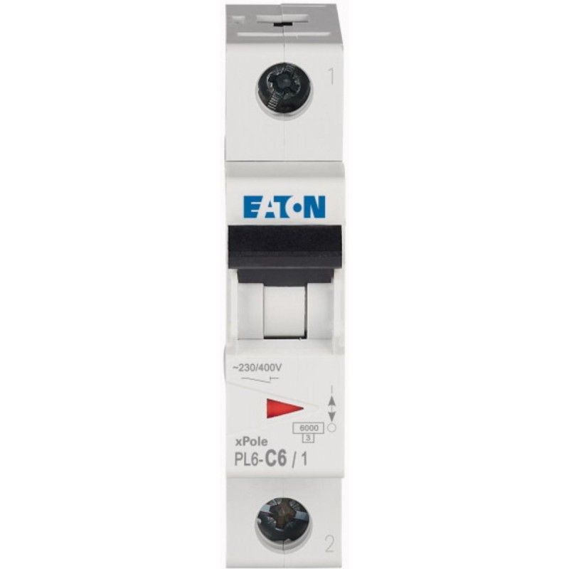 Wyłącznik nadprądowy 1P C 6A 6kA AC PL6‑C6/1 286530 Wyłącznik nadprądowy 1P C 6A 6kA AC PL6‑C6/1 286530