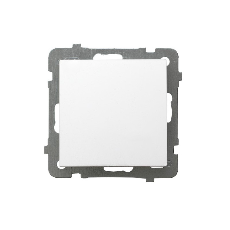 ŁP-1G/m/00 Łącznik jednobiegunowy, bez ramki biały