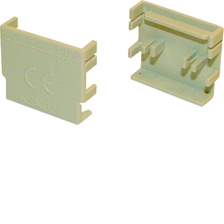 Osłony końcowe do szyn 4P 10 mm² / 3P 16 mm² | 1szt. | Hager KZN024| Elgra Bytom