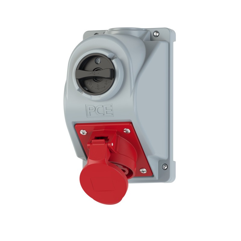 GNIAZDO Z WYŁ. COMBO-POL 32A 400V 3P+Z+N wył. 0-1 IP44 [96062540W]