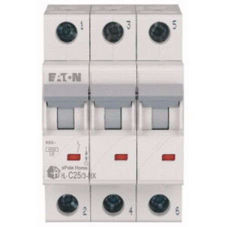 Wyłącznik nadprądowy 3P C 25A 6kA AC xPole Home HN‑C25/3 194893