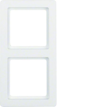 Ramka podwójna śnieżnobiały aksamit - Q.1