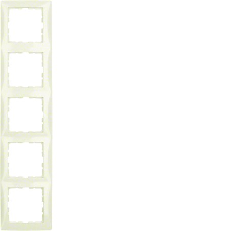 Ramka pięciokrotna kremowy - B.Kwadrat