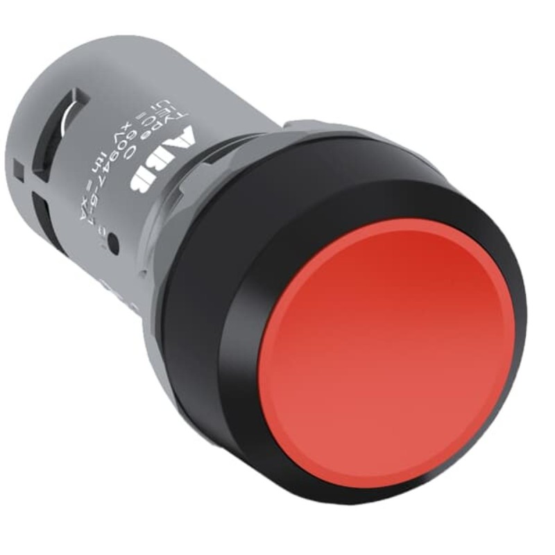 Przycisk monostabilny CP1-10R-01 czerwony 1NC | ABB 1SFA619100R1041 | Elgra Bytom