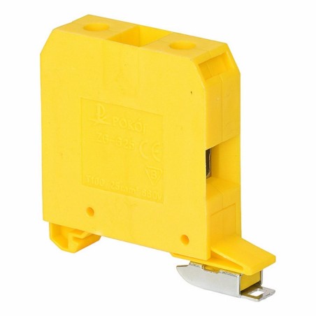 ZG-G25/TS35 ZŁĄCZKA ŻÓŁTY 1-TOROWA