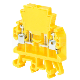 Złączka szynowa 2-przewodowa 4 mm2 żółty ZUG-G/E A11-5201