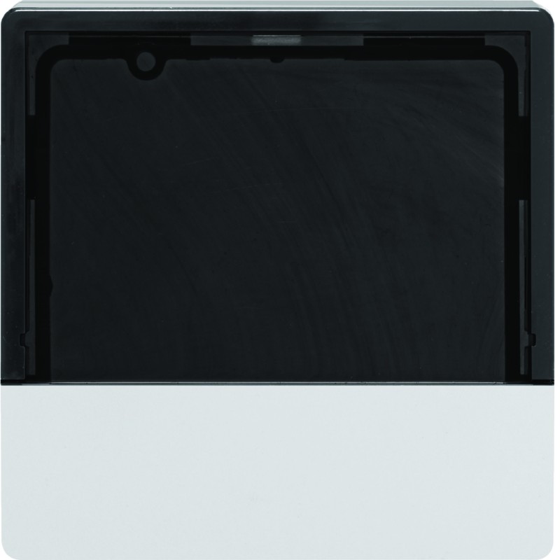 KNX e/s Q.x Element centralny do regulatora temperatury i pokojowego, biały, aksamit 80960129