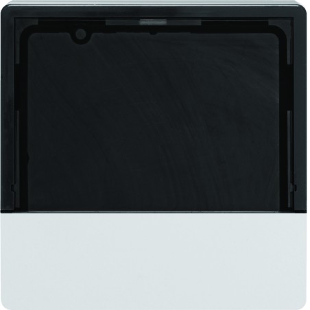 KNX e/s Q.x Element centralny do regulatora temperatury i pokojowego, biały, aksamit 80960129