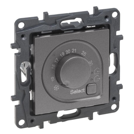 Niloe Step - termostat pokojowy- kolor stalowy 863441