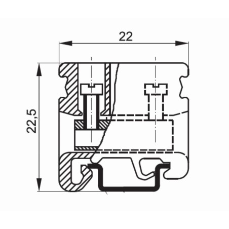 BM-4 Złączka Jednobiegunowa Wykonanie 2 Bez Podkładki | Pokój S.E.