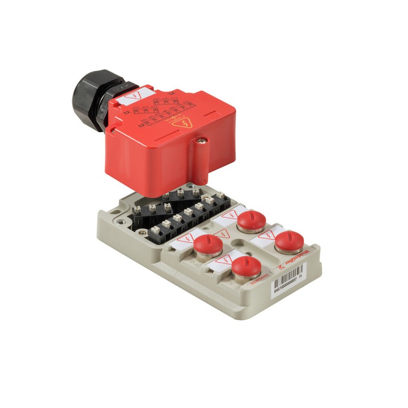 SAI-4-M-MVV-M12 1:1 Koncentrator (bez okablowania)